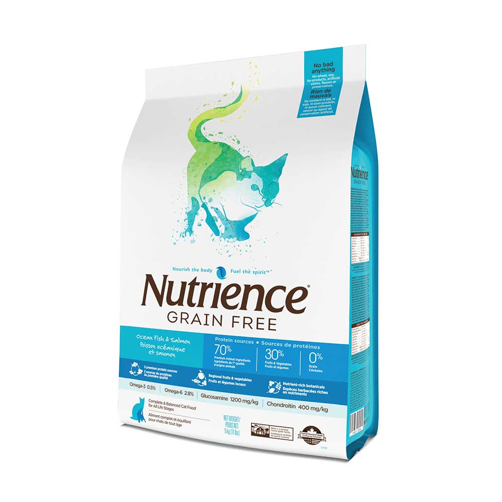 Nutrience Sans Grains Pour Chat Formule Au Poisson La Jungle De Compagnie