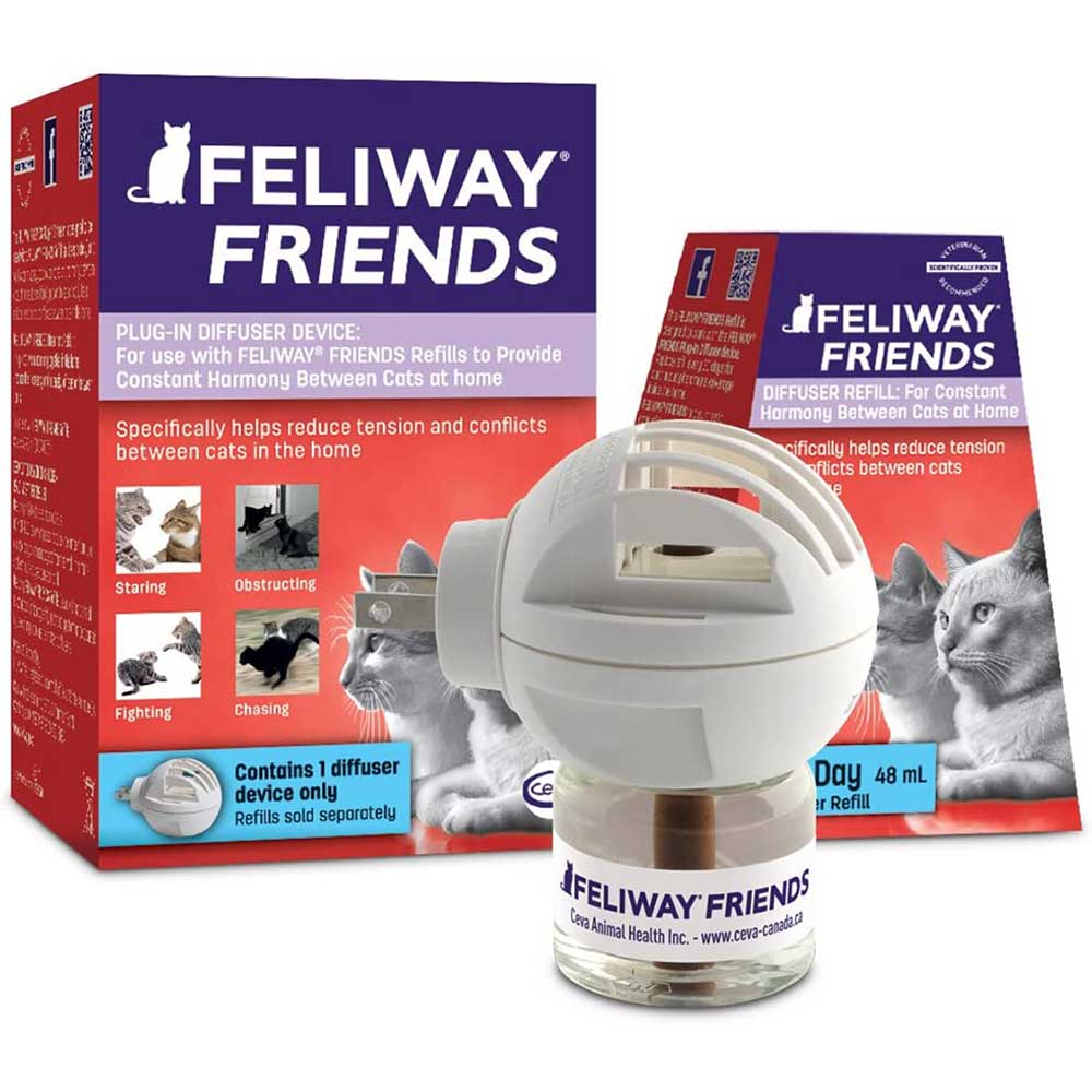 Feliway Friends - Trousse de Départ de 30 Jours - Diffuseur et Recharge